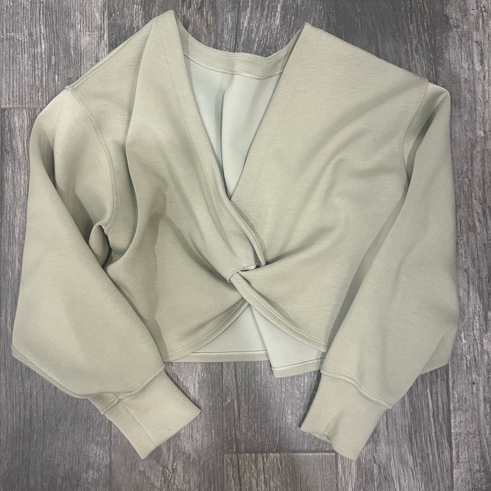 Reversible Light Green Sweater/Pullover Lululemon… - image 1